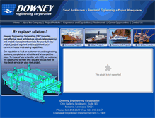 Tablet Screenshot of downeyengineering.com